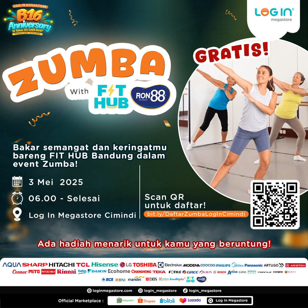 Banner Zumba Log In Cimindi - Login Megastore